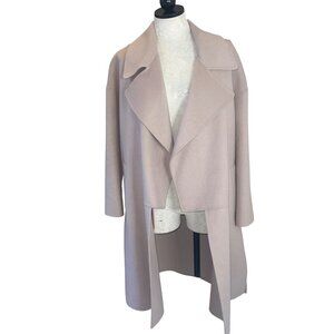 All Saints Womens Coat Jacket Size XS Pink Ryder Pockets Open Front Casual